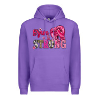 Purple brave and strong Premium Hoodie - NancyCooperArtShop