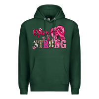 Sports Green brave and strong Premium Hoodie - NancyCooperArtShop