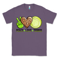 Lavender peace love tennis Classic Tee - AdoDesignShop