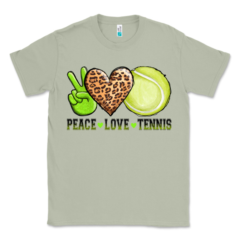 Peace Love Tennis Classic Tee by AdoDesignShop | Teevron