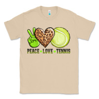Mushroom peace love tennis Classic Tee - AdoDesignShop