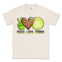 Natural peace love tennis Classic Tee - AdoDesignShop