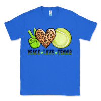 True Royal peace love tennis Classic Tee - AdoDesignShop