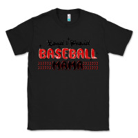 Black loud and proud baseball mama Classic Tee - MaliasSmallBusiness