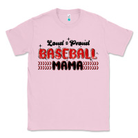 Bubblegum Pink loud and proud baseball mama Classic Tee - MaliasSmallBusiness