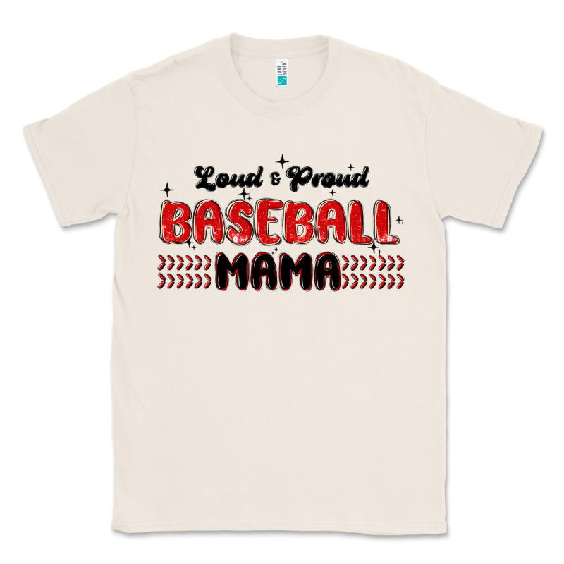 Loud And Proud Baseball Mama Classic Tee by MaliasSmallBusiness | Teevron