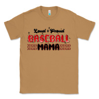 Toasted Coconut loud and proud baseball mama Classic Tee - MaliasSmallBusiness