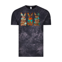 Cloud Black western easter bunnies Vintage Tee - Jasminsmagicworld