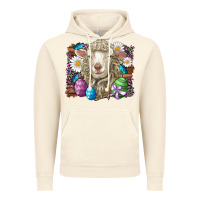 Vintage Artic easter sheep eggs butterfly daisys leopard glitter wooden Vintage Hoodie - Artiststas
