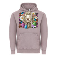Vintage Zinc easter sheep eggs butterfly daisys leopard glitter wooden Vintage Hoodie - Artiststas