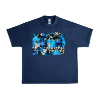 Navy westerb cowhide winter background Urban Heavy Tee - AdoDesignShop
