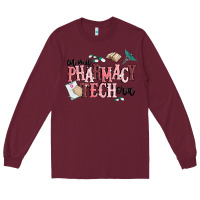 Burgundy in my pharmacy tech era Long Sleeve Tee - MaliasSmallBusiness