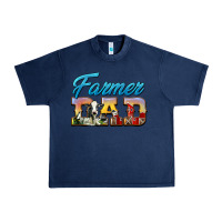 Navy Western Farmer Dad Urban Heavy Tee - LillyAllenDesigns