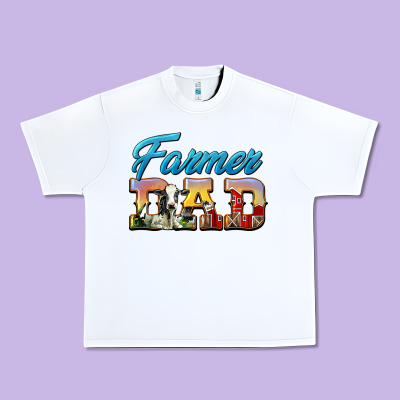 Western Farmer Dad Urban Heavy Tee Designed By Lillyallendesigns
