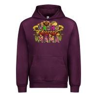 Mauve Wine Nacho average mama Urban Hoodie - FaDigitalArtStudio