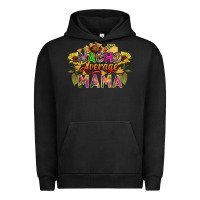 Pigment Black Nacho average mama Urban Hoodie - FaDigitalArtStudio