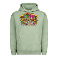Pigment Oil Green Nacho average mama Urban Hoodie - FaDigitalArtStudio