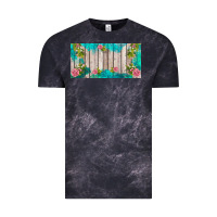 Cloud Black western floral  license plate template Vintage Tee - BarkalooDesign