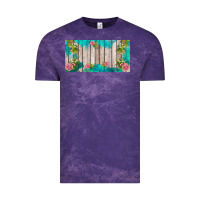 Cloud Purple western floral  license plate template Vintage Tee - BarkalooDesign
