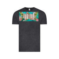 Vintage Black western floral  license plate template Vintage Tee - BarkalooDesign