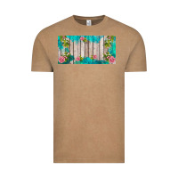 Vintage Coffee western floral  license plate template Vintage Tee - BarkalooDesign