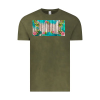 Vintage Olive western floral  license plate template Vintage Tee - BarkalooDesign