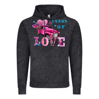 Vintage Black loads of love wıth truck Vintage Hoodie - AdoDesignShop