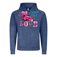 Vintage Denim loads of love wıth truck Vintage Hoodie - AdoDesignShop
