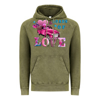 Vintage Olive loads of love wıth truck Vintage Hoodie - AdoDesignShop