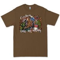 Cacao cowboy take me away Premium Tee - SublimationCraftShop