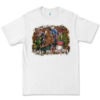 White cowboy take me away Premium Tee - SublimationCraftShop