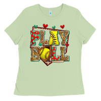 Matcha play ball softball Ladies Tee - Zillion Design Studio