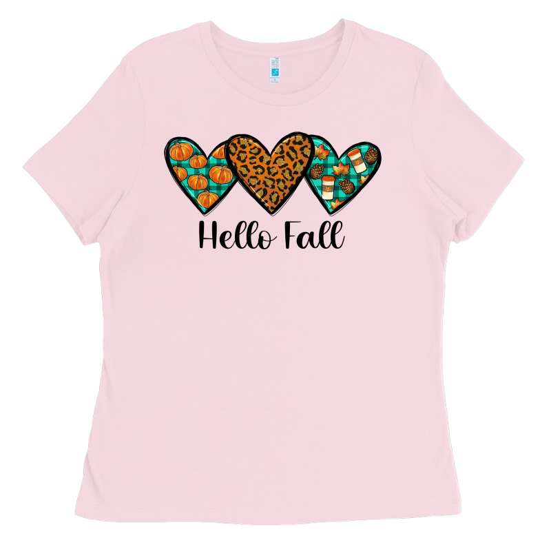 Hello Fall Ladies Tee by JahusDesignShop | Teevron