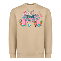 Mushroom happy easter Heavyweight Sweatshirt - MaliasSmallBusiness