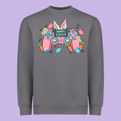 Happy Easter Heavyweight Sweatshirt Designed By Maliassmallbusiness