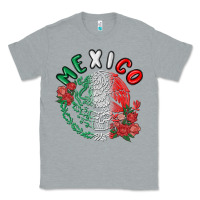 Heather Grey mexico Classic Tee - MaliasSmallBusiness