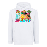 White summer camp Heavyweight Hoodie - NancyCooperArtShop