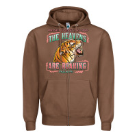 Chestnut the heavens are roaring Zipper Hoodie - LillyAllenDesigns