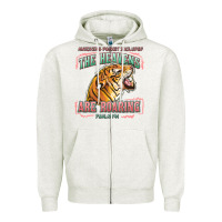 Oatmeal Heather the heavens are roaring Zipper Hoodie - LillyAllenDesigns