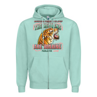 Seafoam the heavens are roaring Zipper Hoodie - LillyAllenDesigns
