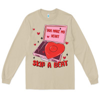 Mushroom heart record player Long Sleeve Tee - MaliasSmallBusiness