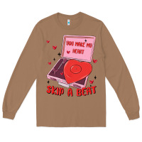 Toasted Coconut heart record player Long Sleeve Tee - MaliasSmallBusiness