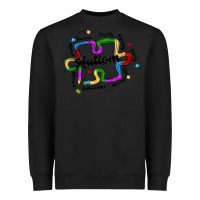 Black autism teacher pencil Heavyweight Sweatshirt - MaliasSmallBusiness