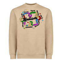 Mushroom autism teacher pencil Heavyweight Sweatshirt - MaliasSmallBusiness