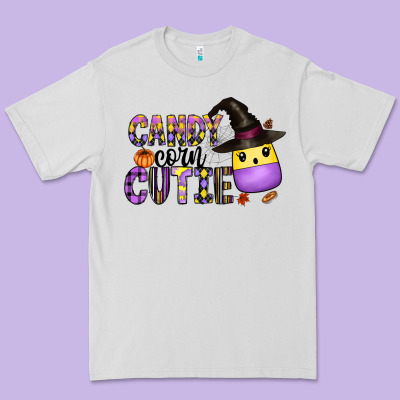 Candy Corn Cutie Premium Tee Designed By Cowhidedigitalart