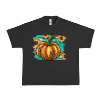 Pigment Black pumpkin western Urban Heavy Tee - BarkalooDesign