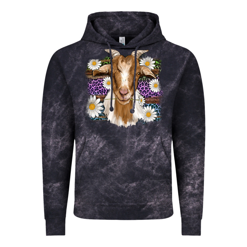 Easter Goat Daisys Leopard Wooden Vintage Hoodie by Artiststas | Teevron