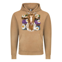 Vintage Camel easter goat daisys leopard wooden Vintage Hoodie - Artiststas