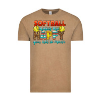 Vintage Coffee Softball Makes Me Happy You, Not So Much Vintage Tee - LillyAllenDesigns