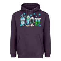 Plum winter coffee cup Heavyweight Hoodie - texasbilliewilder